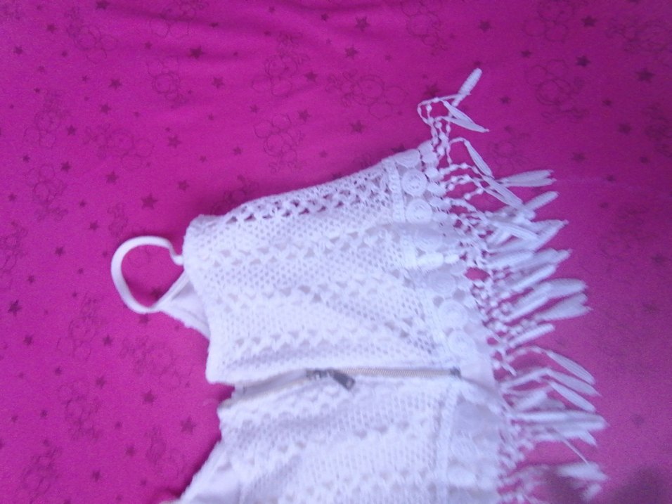 Kızlar için Dantel Detaylı Bohem Poncho - Görsel 4