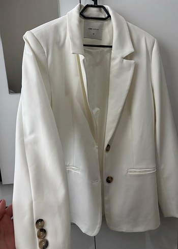 LCW WAİKİKİ Düğmeli Beyaz Kadın Blazer Ceket