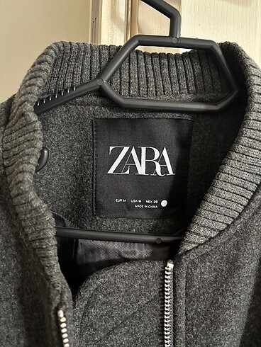 m Beden Zara bomber ceket