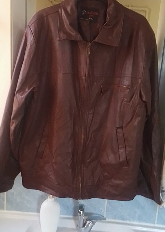 Erkek deri mont  - Görsel 2