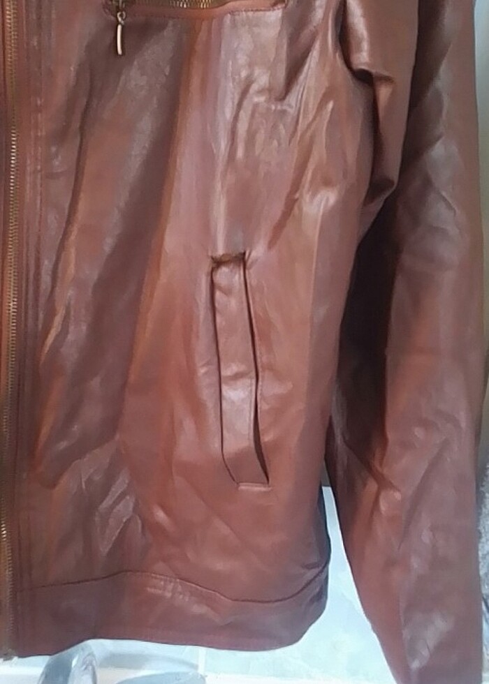 Erkek deri mont  - Görsel 3