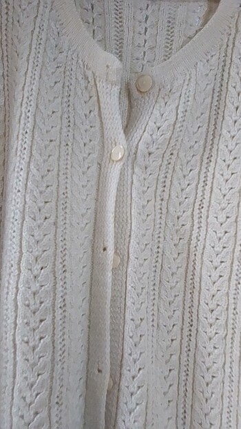 Kadın örgü yelek  - Görsel 9