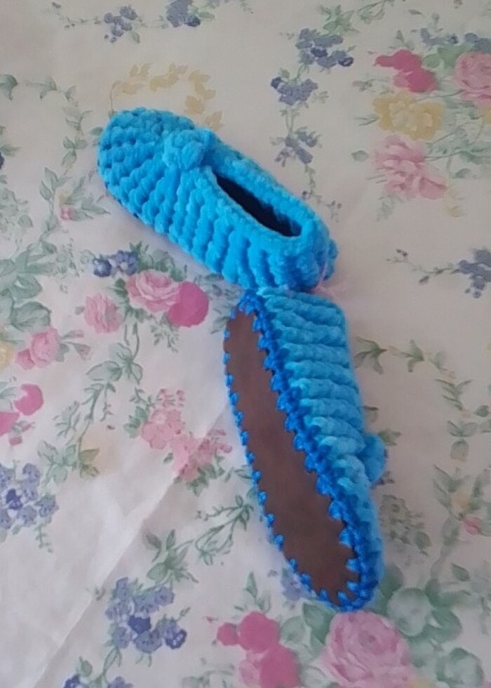 Örgü babet patik modelleri - Görsel 2