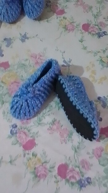 Örgü babet patik modelleri - Görsel 2