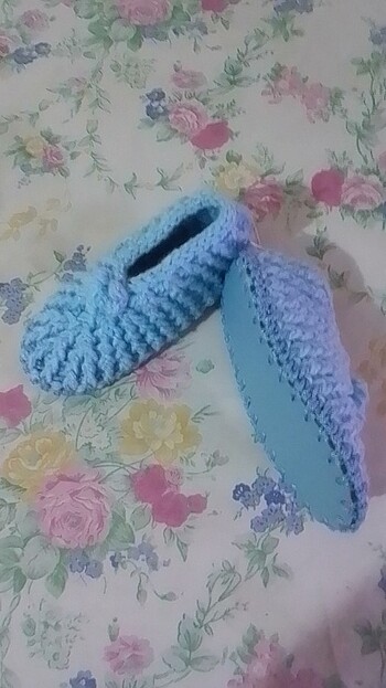 Örgü babet patik modelleri - Görsel 2