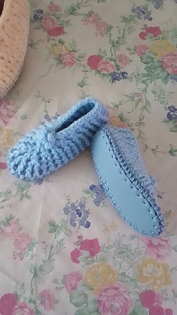 Örgü babet patik modelleri - Görsel 2