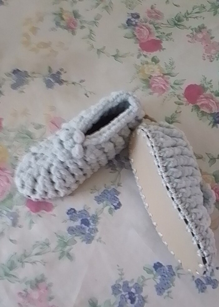 Örgü babet patik modelleri - Görsel 2