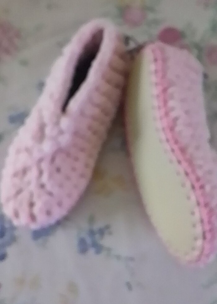 Örgü babet patik modelleri - Görsel 2