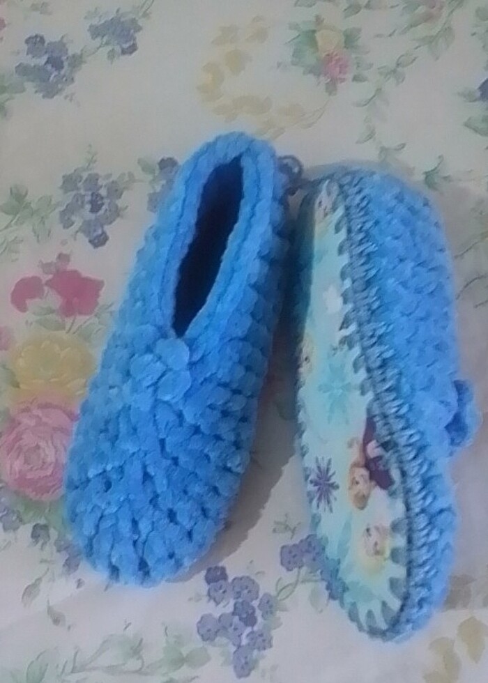 Örgü babet patik modelleri - Görsel 2