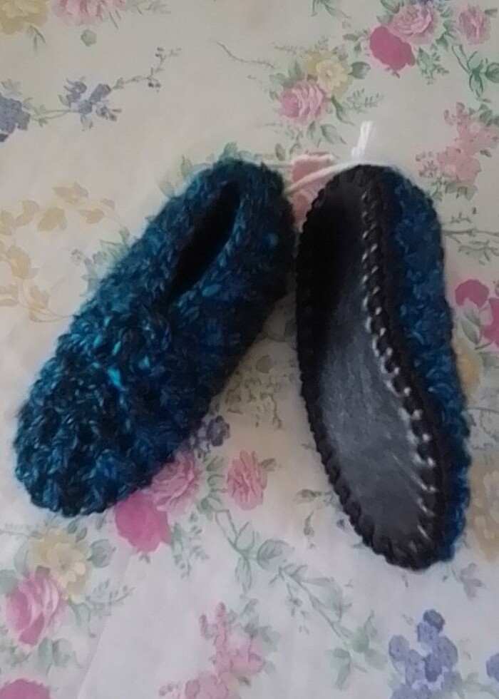 Örgü babet patik modelleri - Görsel 2