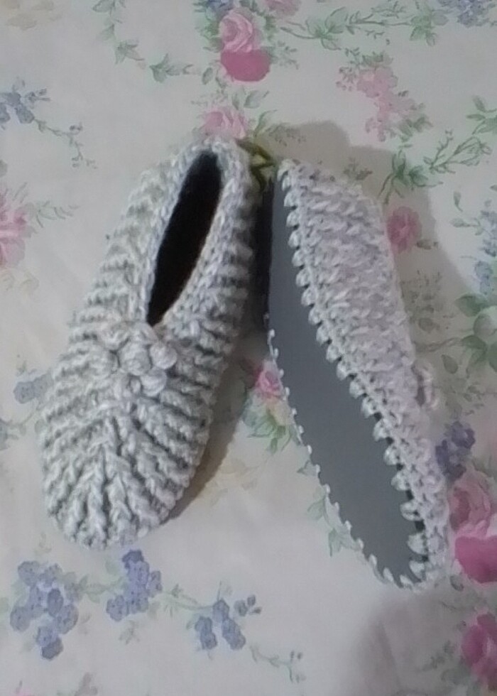 Örgü babet patik modelleri - Görsel 2