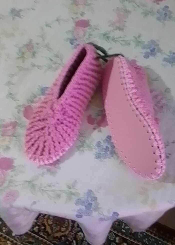 Örgü babet patik modelleri - Görsel 2