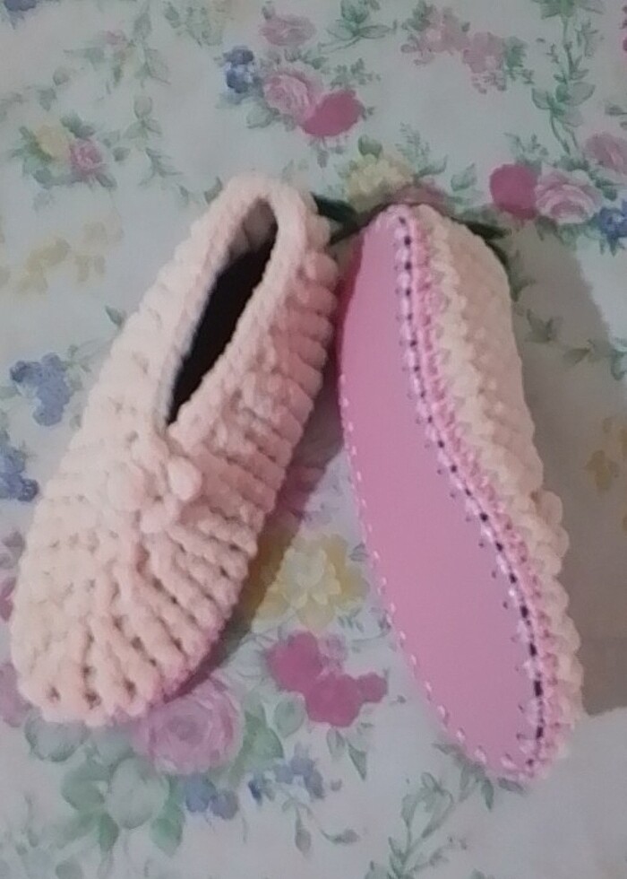 Örgü babet patik modelleri - Görsel 2