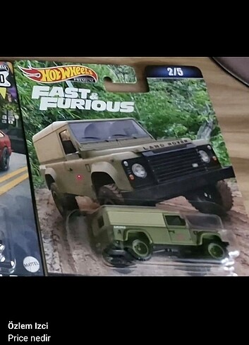 2 adet premium arac honda nsx ve land rover defender