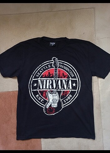 Unisex nirvana tişört 