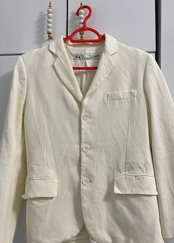Zara Ekru Zara Blazer Ceket
