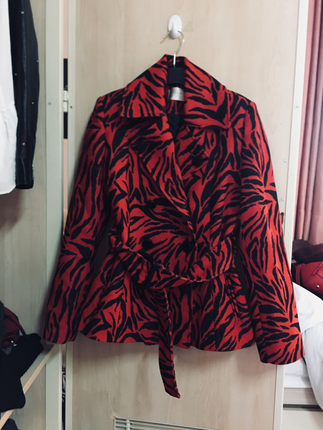 Diğer 90lar Wild Pattern Ceket Vintage