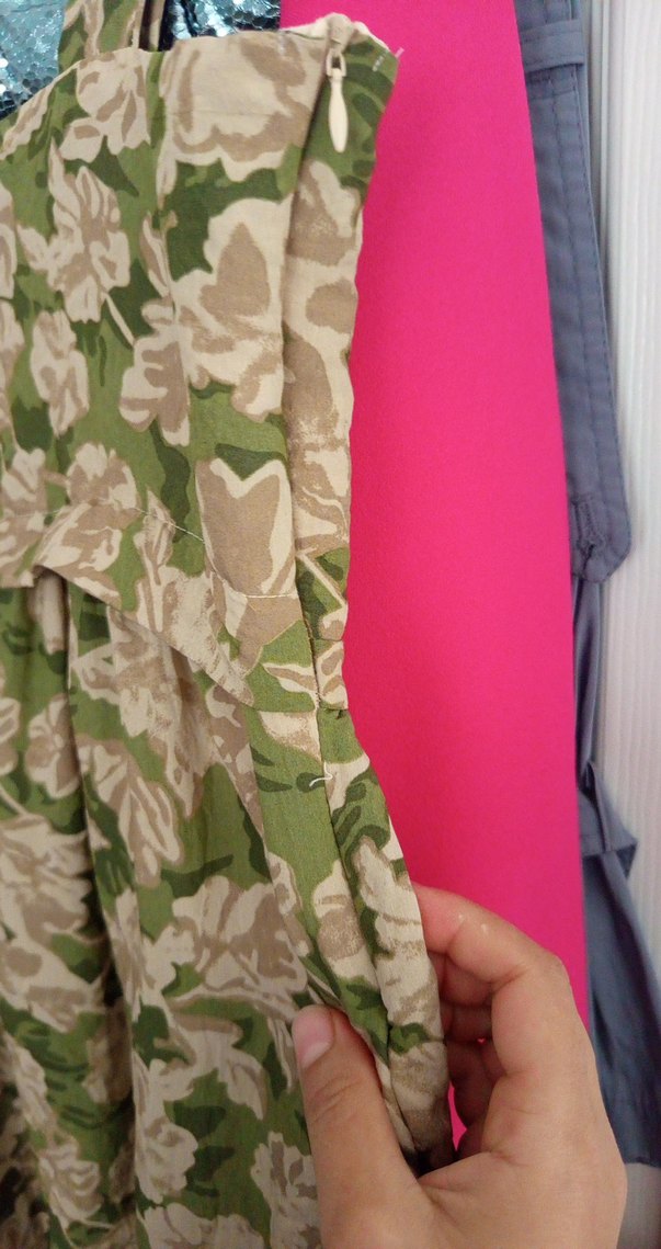 Bohem Tarzı Çiçekli Hamile Elbisesi - Görsel 4