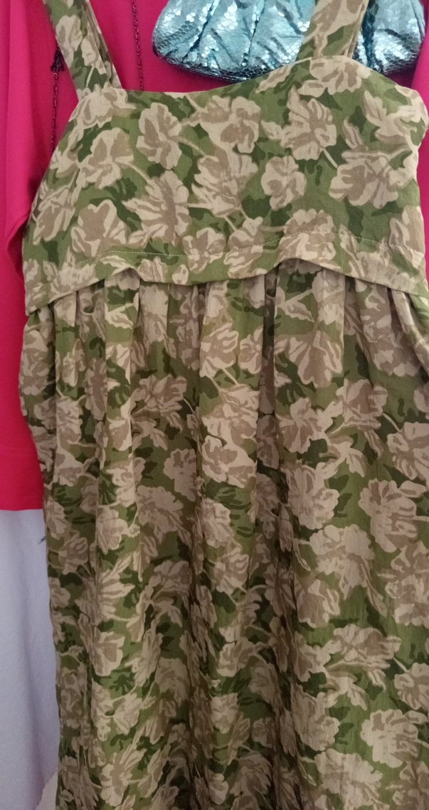 Bohem Tarzı Çiçekli Hamile Elbisesi - Görsel 3