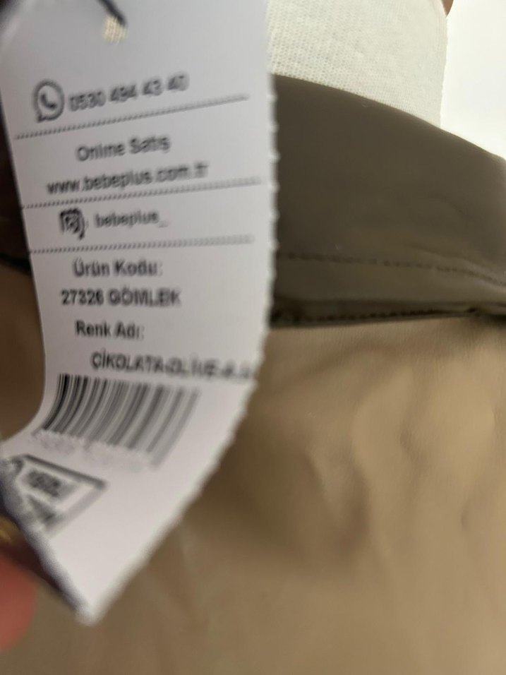 Düğmeli Kadın Deri Ceket, Renk Bloklu - Görsel 4