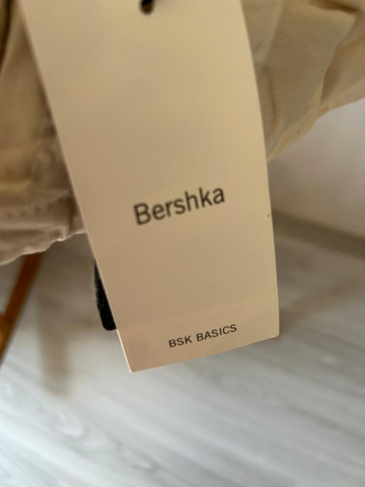 Bershka Bej Kürklü Kışlık Mont - Görsel 5
