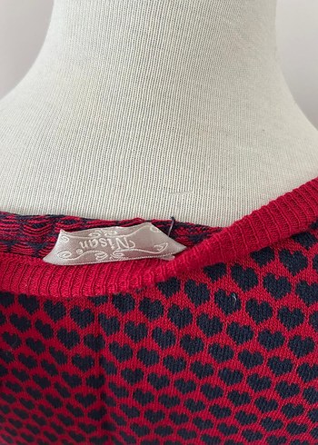 Bordo Uzun Kollu Triko Kadın Kazak - Görsel 8