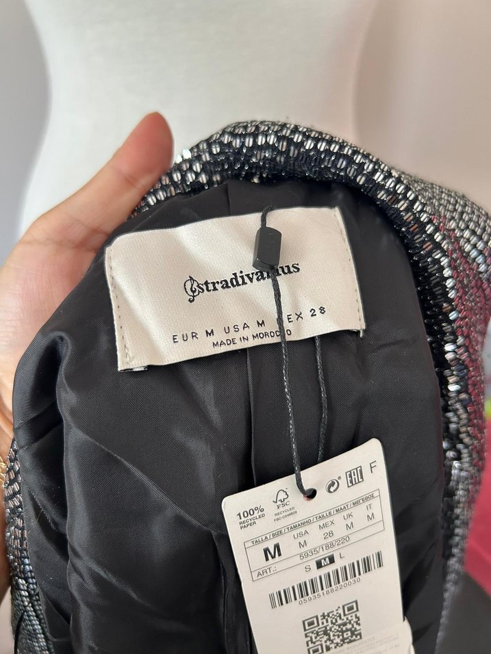 Stradivarius Payetli Kadın Blazer - Görsel 2