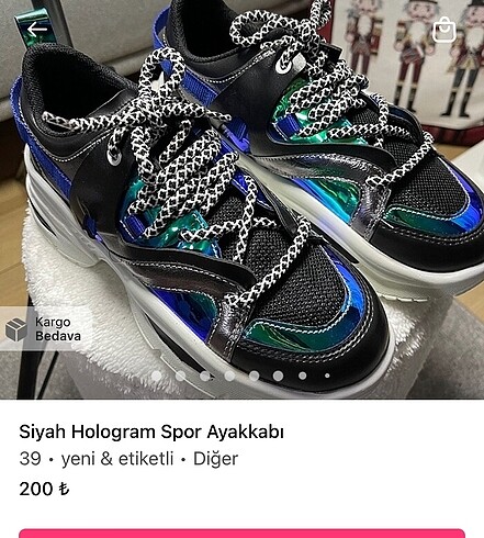 Diğer Mor Hologram spor ayakkabı