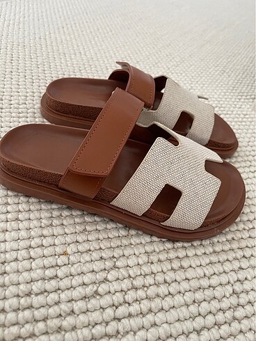 36 Beden Hermes Model Taba Krem Terlik