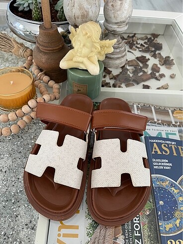 36 Beden camel Renk Hermes Model Taba Krem Terlik