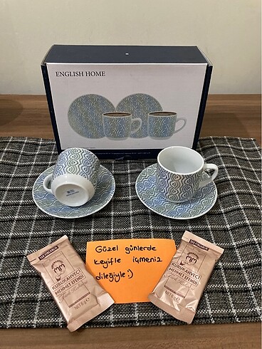 English home 2?li kahve fincan takımı