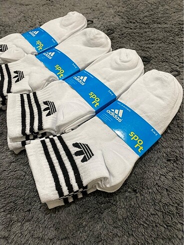 Adidas erkek çorap beyaz