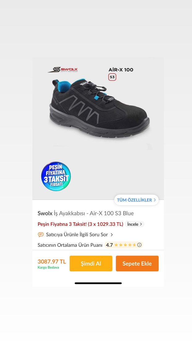 Swolx kışlık iş ayakkabısı - Görsel 3