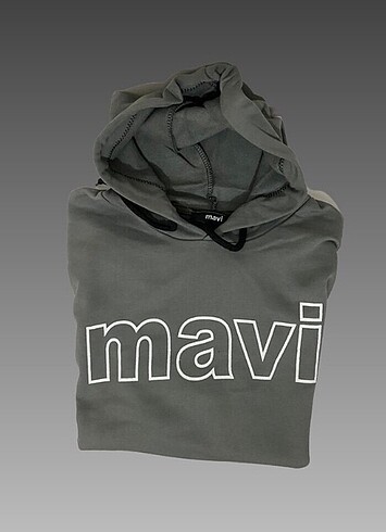 m Beden Mavi 3 İplik Şardonlu Sweatshirt