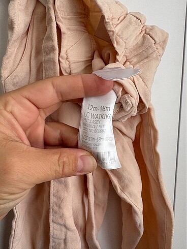 LC Waikiki LCW yazlık kız bebek pantolonu