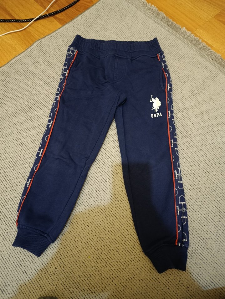 USPA Lacivert Baskılı Rahat Kesim  Eşofman Altı - Görsel 3