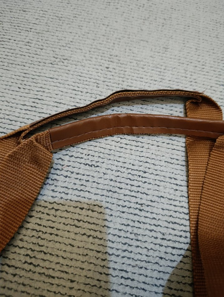 Bej Kadın Fermuarlı Günlük Çanta - Görsel 3