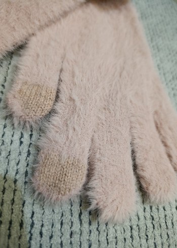 tüylü eldiven dokunmatik uyumlu - Görsel 2