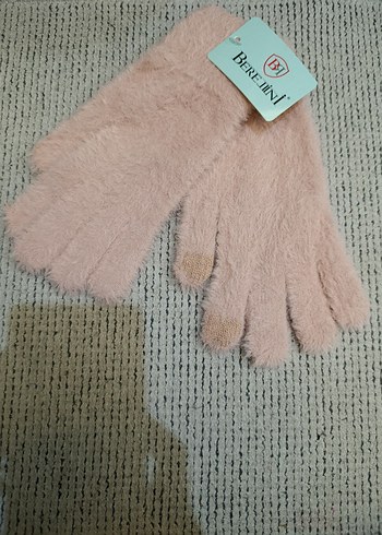 tüylü eldiven dokunmatik uyumlu - Görsel 3