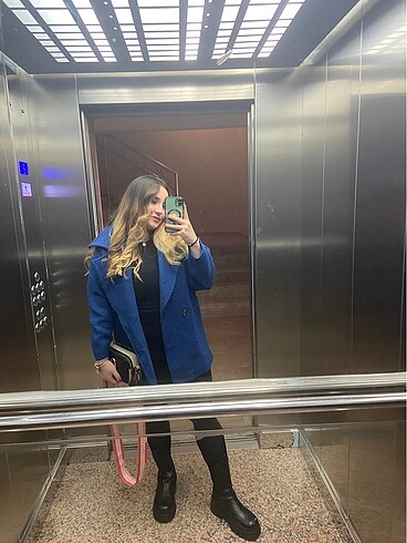 xl Beden Mavi kaban