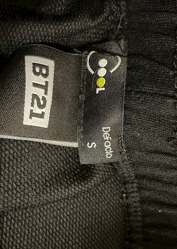 Siyah Baskılı Fermuarlı Kadın Eşofman Altı - Görsel 2