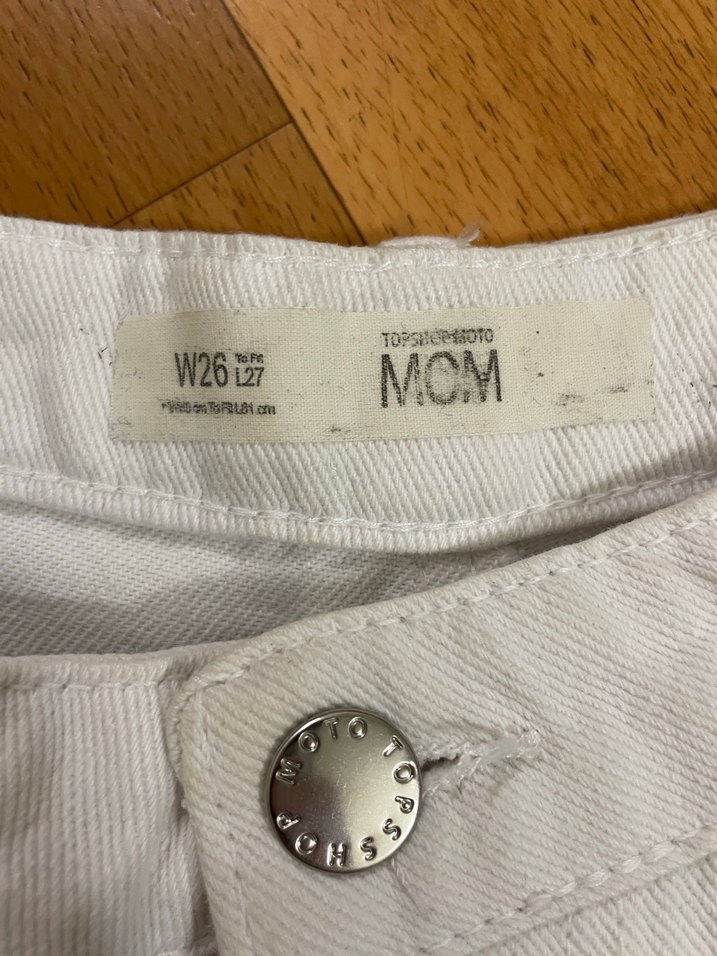 Beyaz Midi Regular Fit Kadın Kot Pantolon - Görsel 2