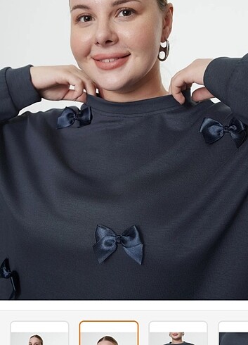 Büyük beden sweatshirt  - Görsel 2