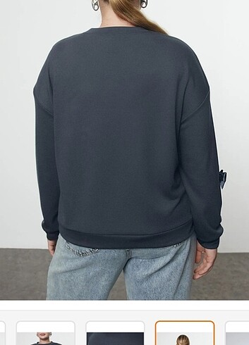 Büyük beden sweatshirt  - Görsel 5