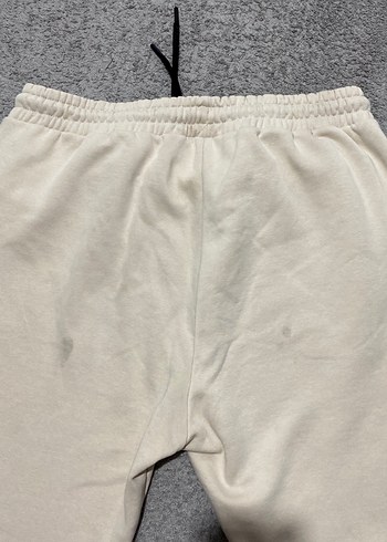 Beyaz erkek Rahat Kesim Eşofman Altı - Görsel 4