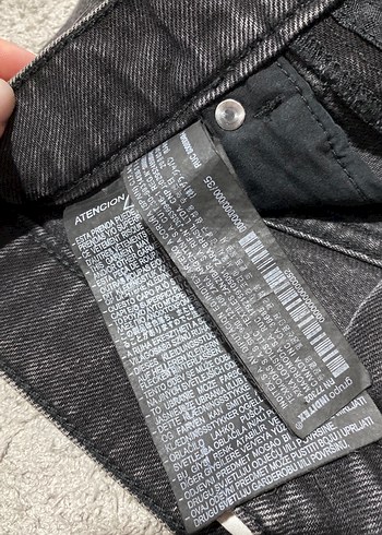 Gri Kot Mini Etek, Bol Kesim, Kürklü Detay - Görsel 3