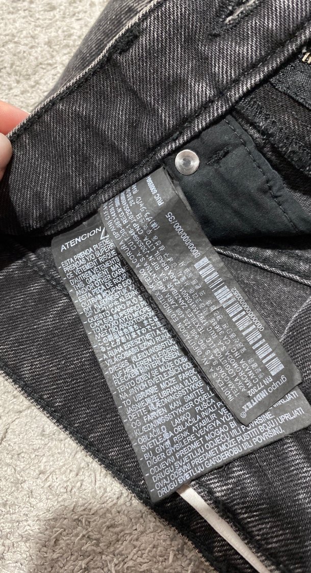 Gri Kot Mini Etek, Bol Kesim, Kürklü Detay - Görsel 3