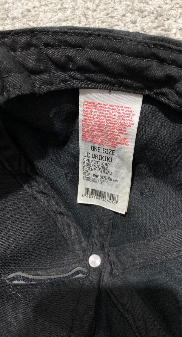 Siyah Spor Şapka - Görsel 4