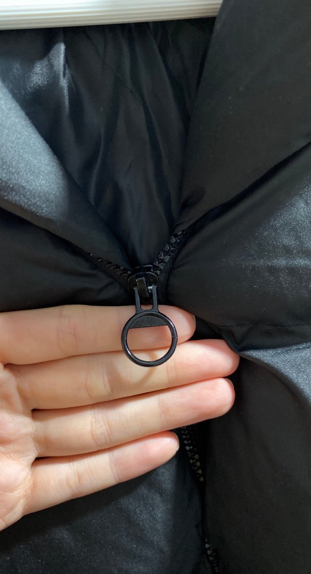 Siyah Midi Oversize Kadın Kışlık Mont - Görsel 4