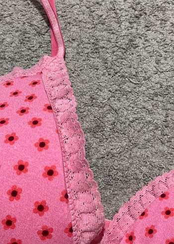 Pembe Tie-Dye Desenli Rahat Sütyen - Görsel 3